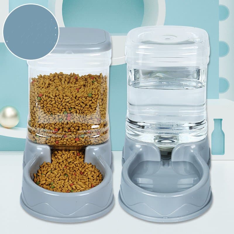 Dog Automatic Drinking Fountain Mobile Unplugged Feeding Pet Supplies - A