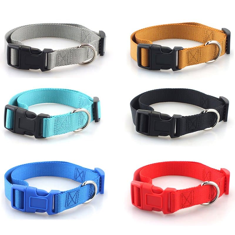 Plain Polyester Collar Nylon Pet Supplies