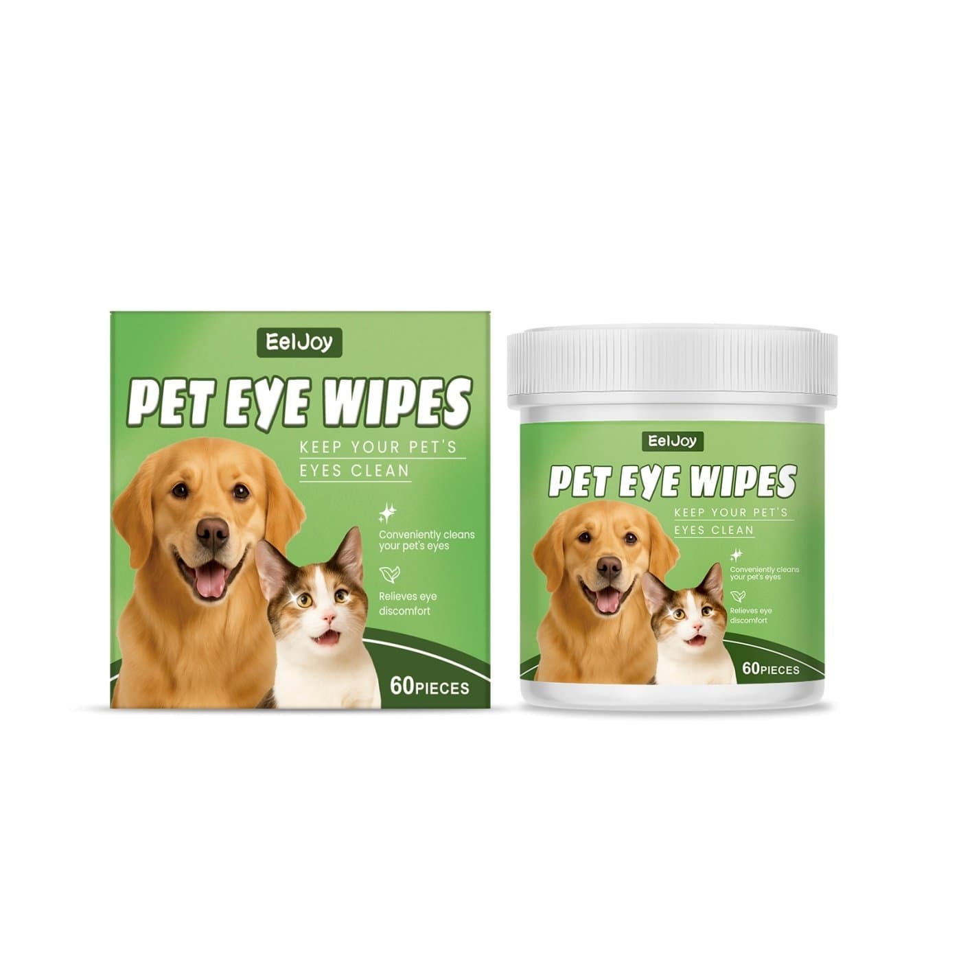 Pet Eye Wipes - 60 PIECES