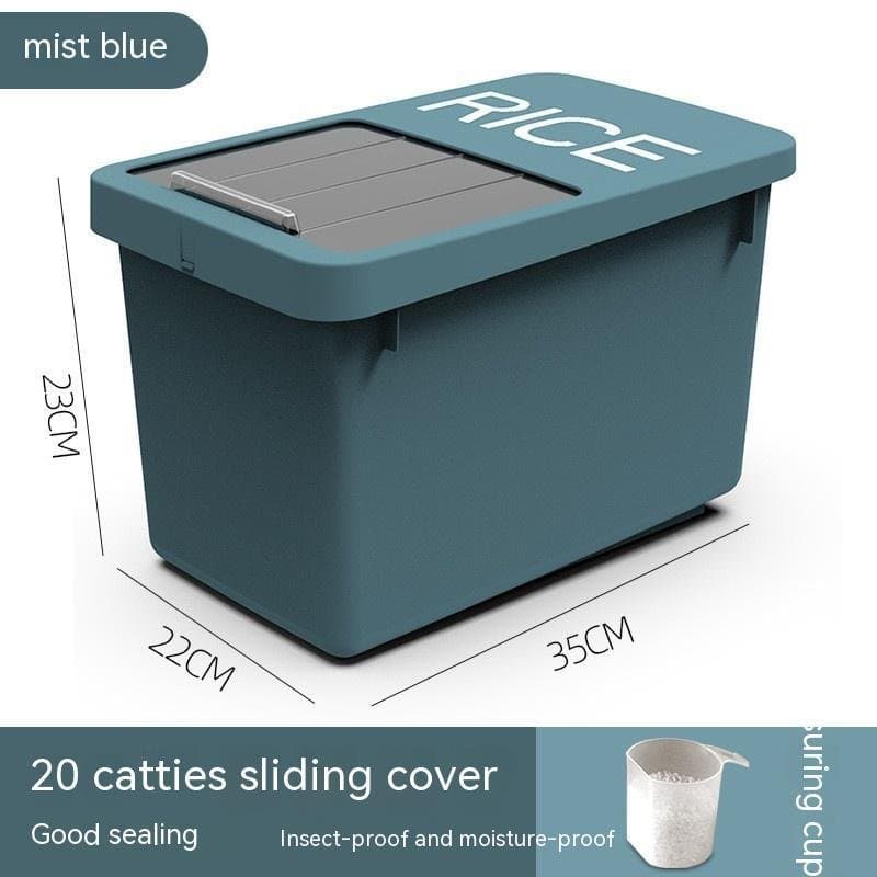 Pet Supplies Dust-proof Sealed Storage Box - Blue, 13 Liters
